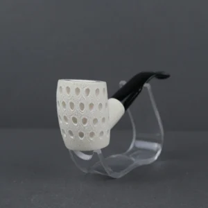 Poker design meerschaum Pipe With Acrylic Stem